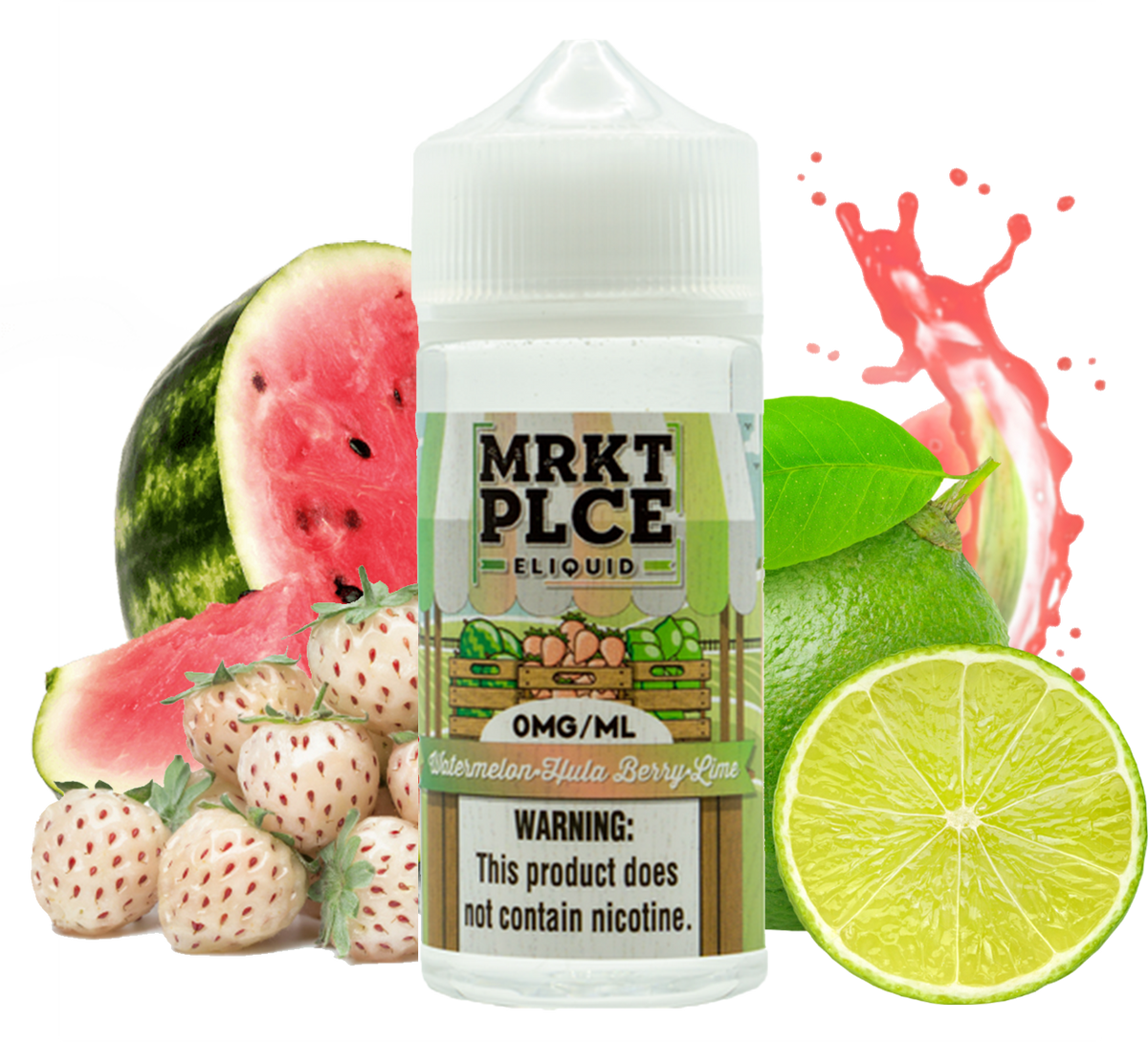MRKTPLCE - Watermelon Hula Berry Lime - 100ML E-Liquid MRKTPLCE - Watermelon Hula Berry Lime - 100ML E-Liquid