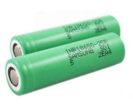 Samsung 25R 18650 2500mAh 20A Flat Top Battery (single)