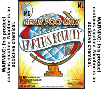Earths Bounty - Bear Poo Max - Straight Fire Vaporium