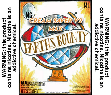 Earths Bounty - Cream Saver Max V2 - Straight Fire Vaporium