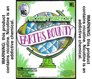 Earths Bounty - Frozen Breeze 50/50 - Straight Fire Vaporium