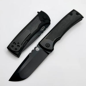 Chaves - 229 REDENCION KICKSTOP DROP POINT- BLACK MICARTA SMALL INLAY