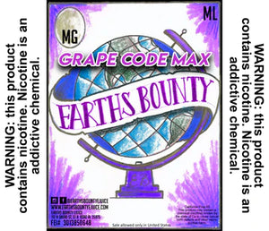 Earths Bounty - Grape Code Max