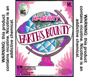 Earths Bounty - Hi-Berry 50/50 - Straight Fire Vaporium