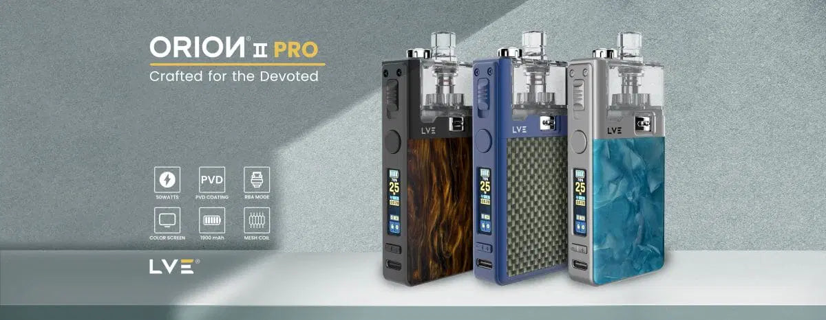 elfbar elfa kaufen Buy Authentic LVE Orion II Pod System Mod Kit 1500mAh Gold Bubinga