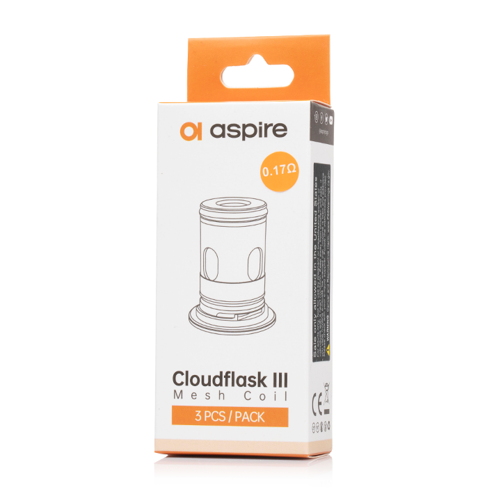 Aspire Cloudflask III Coils - Straight Fire Vaporium