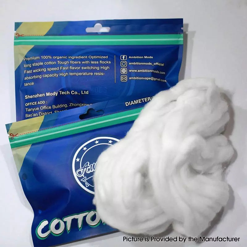 Ambition Cotton Straight Fire Vaporium Ambition Cotton Straight Fire Vaporium
