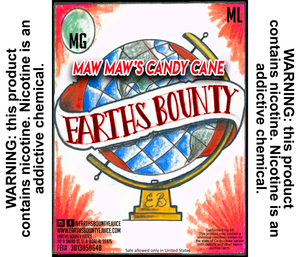 Earths Bounty - Maw Maw's candy cane 50/50