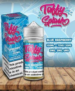 Taffy Splash Blue Raspberry 100ml - Straight Fire Vaporium