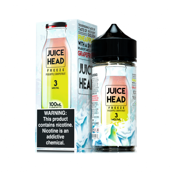 Juice Head 100ml Pineapple Grapefruit Freeze - Straight Fire Vaporium