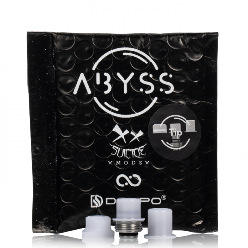 Abyss Drip tip kit By Dovpo X Suicide Mods - Straight Fire Vaporium